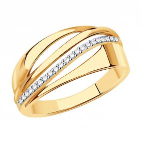 Золотое кольцо TALANT КФ 1427 с цирконием КФ 1427 фото